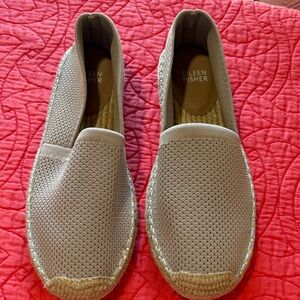 Eileen Fisher Taupe Espadrille Loafers 8.5 NWOT